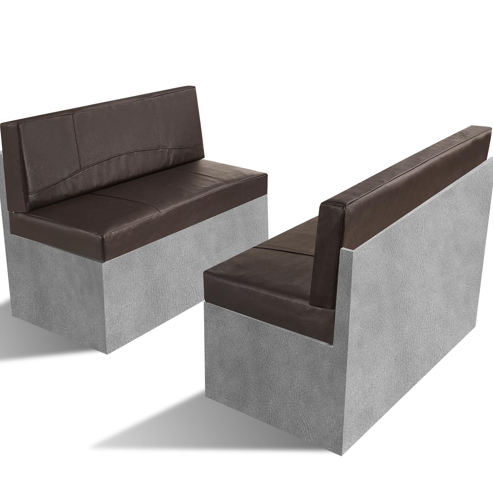 Barydat 2 Sets 40 Inch RV Dinette Cushions Replacement Camper Cushions RV Dinette Booth Seating Backrest with Memory Foam Campin